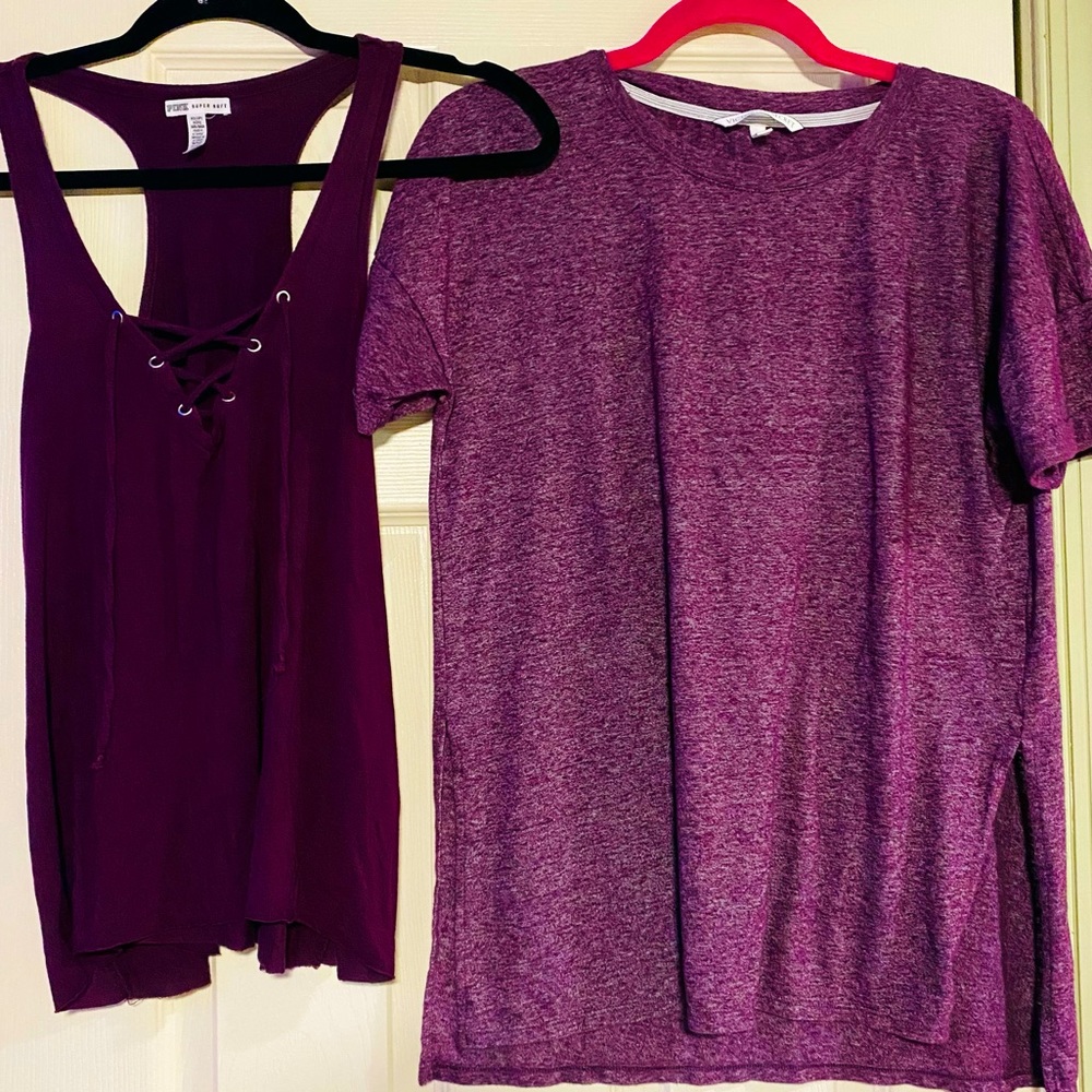 Bundle of 1 Victorias Secret & 1 Pink top both size XS